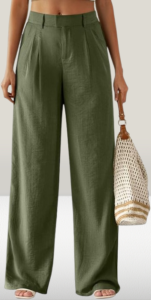 Feiersi Women's Wide Leg Pants