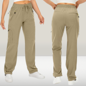 2 Pack Women's Pants with Deep Pockets