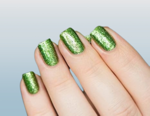 photo:Green Nail Polish